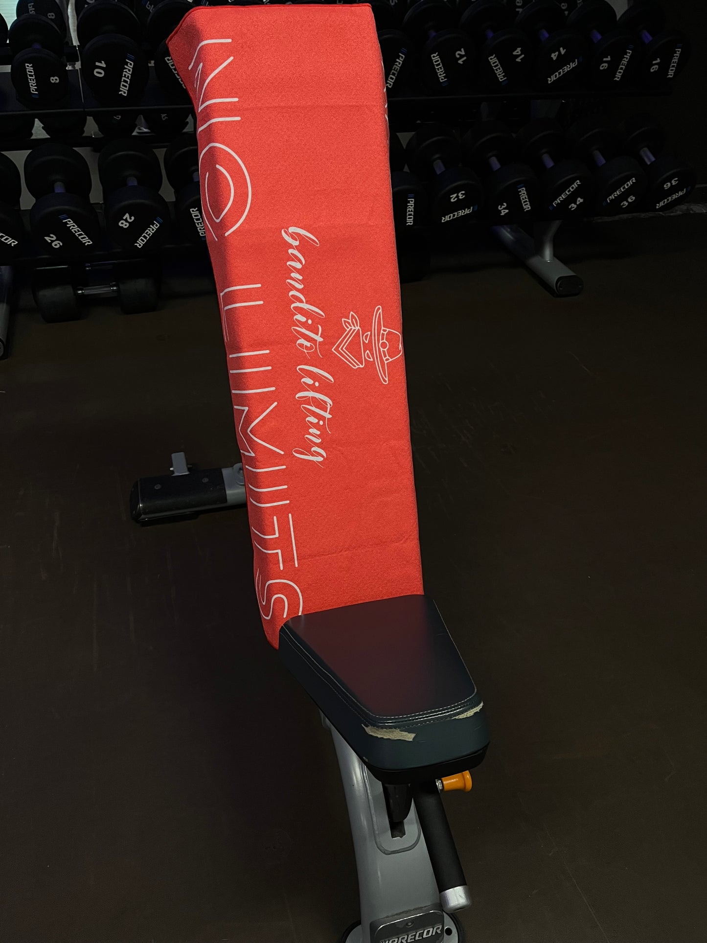 non-slip fitness towel