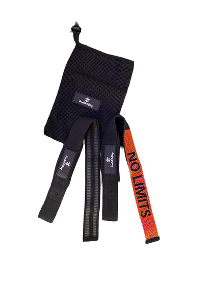 Lifting straps with rubber – Strong straps with rubber for fitness